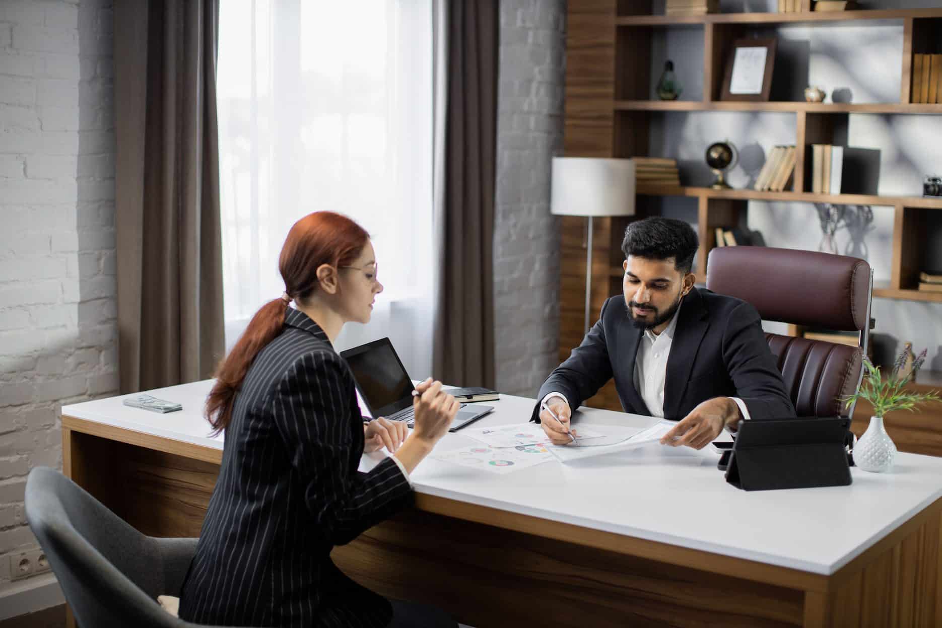TaxReady.ae advisor reviewing UAE investment fund tax documents.